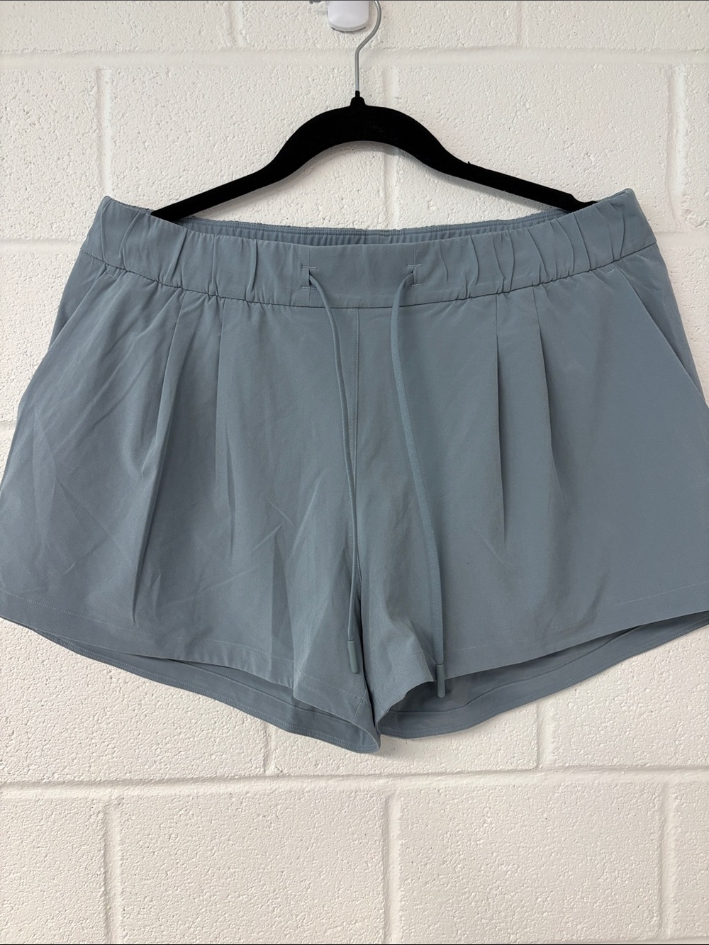 lululemon athletica Slate Blue Athletic Drawstring Shorts